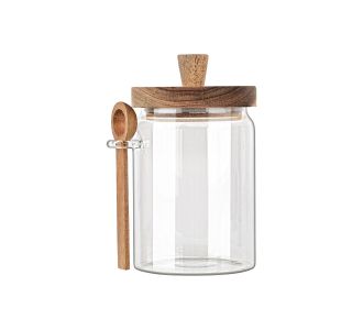 ESTIA ΔΟΧΕΙΟ ΑΠΟΘΗΚΕΥΣΗΣ ALLURE ΓΥΑΛΙΝΟ 850ml 9.7x12x17cm ΜΕ ΚΟΥΤΑΛΙ - 01-17460 Estia |  Εργαλεία Κουζίνας - Αξεσουάρ στο espiti