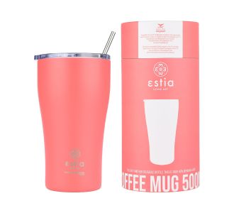 ESTIA ΘΕΡΜΟΣ COFFEE MUG SAVE THE AEGEAN 500ml FUSION CORAL - 01-23164 Estia |  Θερμός & Αξεσουάρ στο espiti