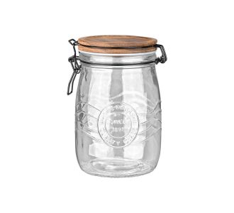 ESTIA ΔΟΧΕΙΟ ΑΠΟΘΗΚΕΥΣΗΣ ALLURE ΓΥΑΛΙΝΟ 1000ml ΜΕ ΚΛΙΠ ΚΑΠΑΚΙ - 01-23904 Estia |  Εργαλεία Κουζίνας - Αξεσουάρ στο espiti