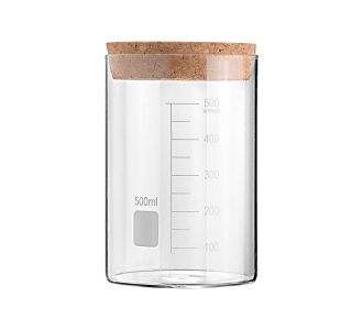ESTIA ΔΟΧΕΙΟ ΑΠΟΘΗΚΕΥΣΗΣ ΓΥΑΛΙΝΟ 500ml ΜΕ ΚΑΠΑΚΙ ΦΕΛΛΟΥ - 01-25076 Estia |  Εργαλεία Κουζίνας - Αξεσουάρ στο espiti