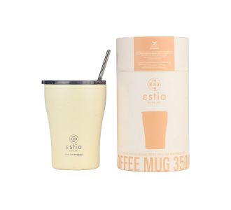 ESTIA ΘΕΡΜΟΣ COFFEE MUG SAVE THE AEGEAN 350ml LILY WHITE - 01-23027 Estia |  Θερμός & Αξεσουάρ στο espiti