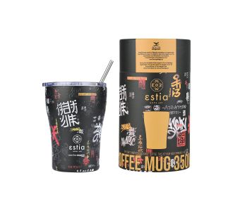 ESTIA ΘΕΡΜΟΣ COFFEE MUG SAVE THE AEGEAN 350ml TOKYO UNDERGROUND - 01-22907 Estia |  Θερμός & Αξεσουάρ στο espiti