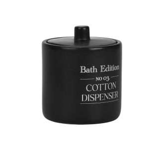 ESTIA ΔΟΧΕΙΟ ΓΙΑ ΒΑΜΒΑΚΙ MYST STONEWARE ΜΑΥΡΟ - 02-26875 Estia |  Αξεσουάρ Μπάνιου - διάφορα στο espiti