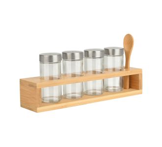 ESTIA ΔΟΧΕΙΑ ΜΠΑΧΑΡΙΚΩΝ BAMBOO ESSENTIALS ΓΥΑΛΙΝΑ ΣΕΤ 6 ΤΕΜ ΜΕ ΜΕΤΑΛΛΙΚΟ ΚΑΠΑΚΙ & ΒΑΣΗ BAMBOO ΜΕ ΚΟΥ - 01-28763 Estia |  Εργαλεία Κουζίνας - Αξεσουάρ στο espiti