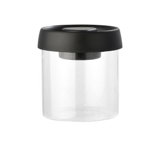 ESTIA ΔΟΧΕΙΟ ΑΠΟΘΗΚΕΥΣΗΣ ΚΕΝΟΥ ΑΕΡΟΣ ΓΥΑΛΙΝΟ 450ml ΜΕ ΚΑΠΑΚΙ ΜΑΥΡΟ - 01-27841 Estia |  Εργαλεία Κουζίνας - Αξεσουάρ στο espiti
