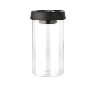 ESTIA ΔΟΧΕΙΟ ΑΠΟΘΗΚΕΥΣΗΣ ΚΕΝΟΥ ΑΕΡΟΣ ΓΥΑΛΙΝΟ 900ml ΜΕ ΚΑΠΑΚΙ ΜΑΥΡΟ - 01-27858 Estia |  Εργαλεία Κουζίνας - Αξεσουάρ στο espiti