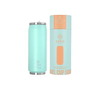 ESTIA ΘΕΡΜΟΣ TRAVEL CUP SAVE THE AEGEAN 500ml BERMUDA GREEN - 01-9786 Estia |  Θερμός & Αξεσουάρ στο espiti