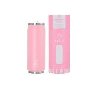 ESTIA ΘΕΡΜΟΣ TRAVEL CUP SAVE THE AEGEAN 500ml BLOSSOM ROSE - 01-10317 Estia |  Θερμός & Αξεσουάρ στο espiti