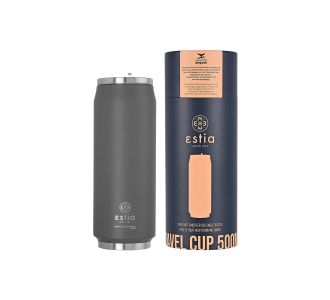 ESTIA ΘΕΡΜΟΣ TRAVEL CUP SAVE THE AEGEAN 500ml FJORD GREY - 01-9441 Estia |  Θερμός & Αξεσουάρ στο espiti