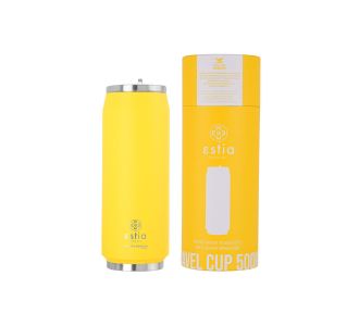ESTIA ΘΕΡΜΟΣ TRAVEL CUP SAVE THE AEGEAN 500ml PINEAPPLE YELLOW - 01-10324 Estia |  Θερμός & Αξεσουάρ στο espiti