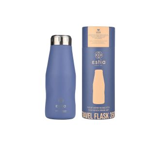 ESTIA ΘΕΡΜΟΣ TRAVEL FLASK SAVE THE AEGEAN 350ml DENIM BLUE - 01-22341 Estia |  Θερμός & Αξεσουάρ στο espiti