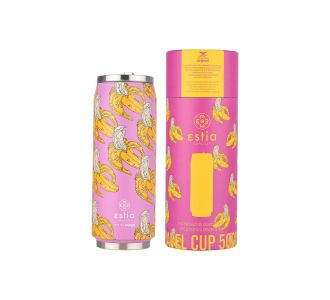 ESTIA ΘΕΡΜΟΣ TRAVEL CUP SAVE THE AEGEAN 500ml BANANA SWIRL - 01-22815 Estia |  Θερμός & Αξεσουάρ στο espiti