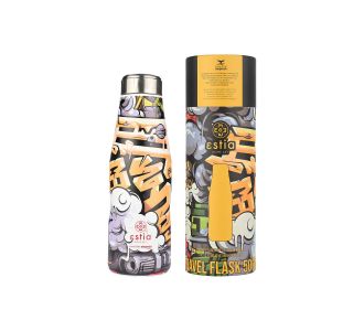 ESTIA ΘΕΡΜΟΣ TRAVEL FLASK SAVE THE AEGEAN 500ml GRAFFITI RHYTHM - 01-22068 Estia |  Θερμός & Αξεσουάρ στο espiti