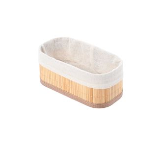 ESTIA ΚΑΛΑΘΙ ΟΡΓΑΝΩΣΗΣ BAMBOO ESSENTIALS 19.5x10cm ME ΕΠΕΝΔΥΣΗ - 02-19648 Estia |  Αξεσουάρ Μπάνιου - διάφορα στο espiti
