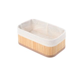 ESTIA ΚΑΛΑΘΙ ΟΡΓΑΝΩΣΗΣ BAMBOO ESSENTIALS 24.5x10cm ME ΕΠΕΝΔΥΣΗ - 02-19655 Estia |  Αξεσουάρ Μπάνιου - διάφορα στο espiti