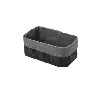 ESTIA ΚΑΛΑΘΙ ΟΡΓΑΝΩΣΗΣ BAMBOO ESSENTIALS 24.5x15cm ME ΕΠΕΝΔΥΣΗ ΜΑΥΡΟ - 02-19686 Estia |  Αξεσουάρ Μπάνιου - διάφορα στο espiti