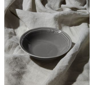 ESTIA ΜΠΟΛ ATHÉNÉE ΠΟΡΣΕΛΑΝΙΝΟ ΑΝΑΓΛΥΦΟ 16.5cm GREY - 07-13721 Estia |  Πιάτα-Μπωλ στο espiti