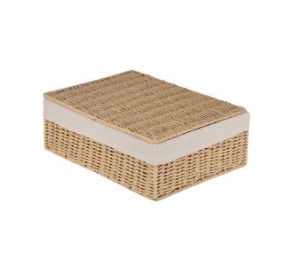 ESTIA ΚΟΥΤΙ ΑΠΟΘΗΚΕΥΣΗΣ & ΟΡΓΑΝΩΣΗΣ BOTANICA 36x27x13cm ΜΕ ΕΣΩΤΕΡΙΚΗ ΕΠΕΝΔΥΣΗ & ΚΑΠΑΚΙ - 02-18733 Estia |  Αξεσουάρ Μπάνιου - διάφορα στο espiti