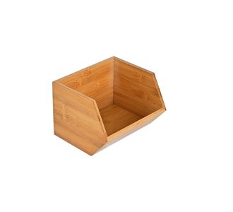 ESTIA ΚΟΥΤΙ ΟΡΓΑΝΩΣΗΣ BAMBOO ESSENTIALS 17.8x15.7x12.5cm - 03-17583 Estia |  Αξεσουάρ Μπάνιου - διάφορα στο espiti