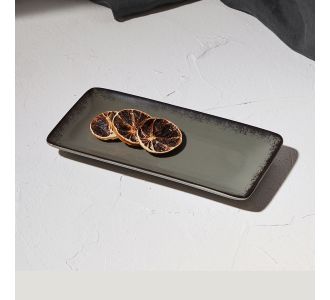 ESTIA ΠΙΑΤΕΛΑ ΟΡΘΟΓΩΝΙΑ PEARL ΠΟΡΣΕΛΑΝΙΝΗ 21x10.5cm GREY - 07-16449 Estia |  Πιάτα-Μπωλ στο espiti