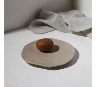 ESTIA ΠΙΑΤΟ ΡΗΧΟ MARE STONEWARE 22cm VANILLA - 07-20545 Estia |  Πιάτα-Μπωλ στο espiti