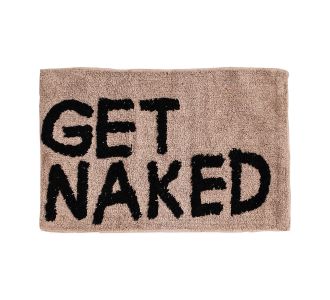 ESTIA ΤΑΠΕΤΟ ΜΠΑΝΙΟΥ GET NAKED ΒΑΜΒΑΚΕΡΟ 80x50cm ΜΠΕΖ - 02-4323 Estia |  Πατάκια Μπάνιου στο espiti
