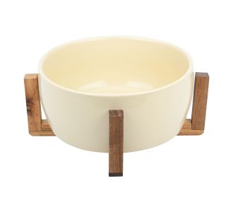 ESTIA ΣΑΛΑΤΙΕΡΑ ALLURE 28cm ΜΕ ΒΑΣΗ  IVORY - 01-25014 Estia |  Πιάτα-Μπωλ στο espiti