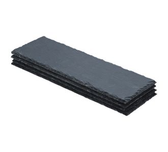 ESTIA ΠΛΑΤΩ ΣΕΡΒΙΡΙΣΜΑΤΟΣ ΣΧΙΣΤΟΛΙΘΟΥ 30x10cm ΣΕΤ 4 ΤΕΜ. - 07-24079 Estia |  Είδη Σερβιρίσματος στο espiti