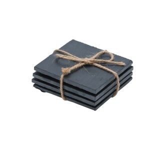 ESTIA ΣΟΥΒΕΡ ΤΕΤΡΑΓΩΝΑ ΣΧΙΣΤΟΛΙΘΟΥ 10x10cm ΣΕΤ 4 ΤΕΜ. - 07-24093 Estia |  Εργαλεία Κουζίνας - Αξεσουάρ στο espiti