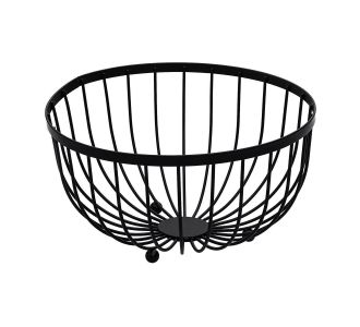 ESTIA ΦΡΟΥΤΙΕΡΑ ΜΕΤΑΛΛΙΚΗ 25x13cm ΜΑΥΡΗ - 01-1407 Estia |  Εργαλεία Κουζίνας - Αξεσουάρ στο espiti