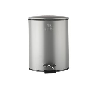 ESTIA ΧΑΡΤΟΔΟΧΕΙΟ ΜΠΑΝΙΟΥ CLASSIC SOFT CLOSE 5lt ΜΑΤ ΓΚΡΙ - 02-3753 Estia |  Αξεσουάρ Μπάνιου - διάφορα στο espiti
