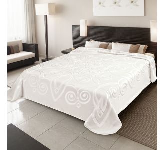 ΚΟΥΒΕΡΤΑ ΙΣΠΑΝΙΑΣ ΜΟΝΗ 160X220 BELPLA STER 516 NATURAL |  Κουβέρτες Βελουτέ Μονές στο espiti