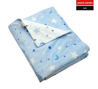 ΚΟΥΒΕΡΤΑ ΚΟΥΝΙΑΣ soft plus FLEECE 110X140 PIERRE CARDIN MOON BLUE |  Βρεφικές Κουβέρτες στο espiti