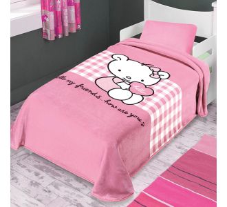 ΚΟΥΒΕΡΤΑ ΙΣΠΑΝΙΑΣ ΜΟΝΗ 160X220 BELPLA STER 272 PINK |  Κουβέρτες Παιδικές στο espiti