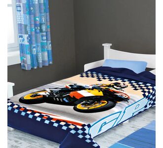 ΚΟΥΒΕΡΤΑ ΙΣΠΑΝΙΑΣ ΜΟΝΗ 160X220 BELPLA STER 222  BLUE |  Κουβέρτες Παιδικές στο espiti