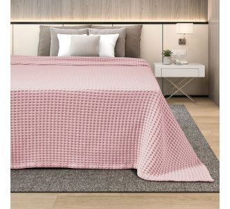 ΚΟΥΒΕΡΤΑ ΠΙΚΕ  ΥΠΕΡΔΙΠΛΗ 230X240 ADAM HOME  LILA |  Κουβέρτες Βαμβακερές Υπέρδιπλες στο espiti