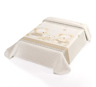 ΚΟΥΒΕΡΤΑ ΙΣΠΑΝΙΑΣ ΑΓΚΑΛΙΑΣ 80X110 BELPLA STER 663 BEIGE |  Βρεφικές Κουβέρτες στο espiti