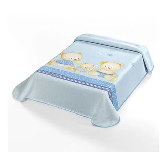 ΚΟΥΒΕΡΤΑ ΙΣΠΑΝΙΑΣ ΑΓΚΑΛΙΑΣ 80X110 BELPLA STER 663 BLUE |  Βρεφικές Κουβέρτες στο espiti