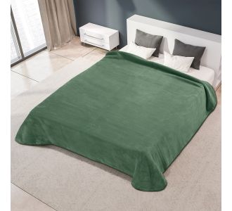 ΚΟΥΒΕΡΤΑ ΙΣΠΑΝΙΑΣ ΜΟΝΗ 160X220 BELPLA STER PLAIN VERDE(20) |  Κουβέρτες Βελουτέ Μονές στο espiti