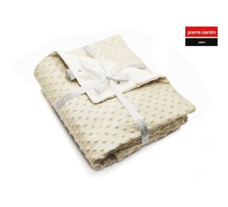 ΚΟΥΒΕΡΤΑ ΑΓΚΑΛΙΑΣ soft plus FLEECE 80X110 PIERRE CARDIN TOPPY BEIGE |  Βρεφικές Κουβέρτες στο espiti