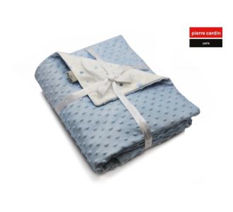 ΚΟΥΒΕΡΤΑ ΑΓΚΑΛΙΑΣ soft plus FLEECE 80X110 PIERRE CARDIN TOPPY BLUE |  Βρεφικές Κουβέρτες στο espiti