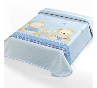 ΚΟΥΒΕΡΤΑ ΙΣΠΑΝΙΑΣ ΚΟΥΝΙΑΣ 110X140 BELPLA STER 663 BLUE |  Βρεφικές Κουβέρτες στο espiti