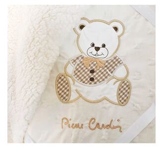 ΚΟΥΒΕΡΤΑ FLEECE/SHERPA ΑΓΚΑΛΙΑΣ 80X110 PIERRE CARDIN TEDDY BEIGE |  Βρεφικές Κουβέρτες στο espiti