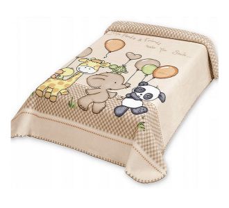 ΚΟΥΒΕΡΤΑ ΙΣΠΑΝΙΑΣ ΑΓΚΑΛΙΑΣ 80X110 BELPLA STER 636 BEIGE |  Βρεφικές Κουβέρτες στο espiti