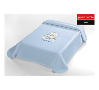 ΚΟΥΒΕΡΤΑ ΑΓΚΑΛΙΑΣ 80Χ110 PIERRE CARDIN (560) BLUE |  Βρεφικές Κουβέρτες στο espiti