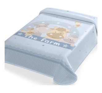 ΚΟΥΒΕΡΤΑ ΙΣΠΑΝΙΑΣ ΚΟΥΝΙΑΣ 110X140 BELPLA STER 664 BLUE |  Βρεφικές Κουβέρτες στο espiti