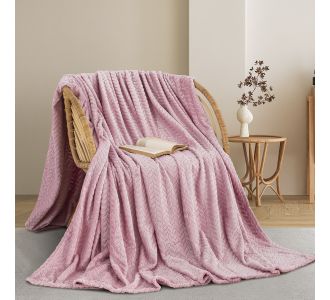 ΚΟΥΒΕΡΤΑ  FLEECE ΥΠΕΡΔΙΠΛΟ 220X240 ADAM HOME (550))  PINK(64) |  Κουβέρτες fleece Υπέρδιπλες στο espiti