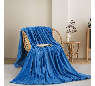 ΚΟΥΒΕΡΤΑ  FLEECE ΜΟΝΗ 180X240 ADAM HOME (550) BLUE(03) |  Κουβέρτες fleece Μονές στο espiti
