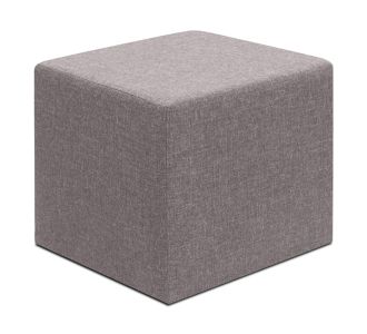 Σκαμπώ Linda Megapap υφασμάτινο χρώμα καφέ 40x40x40εκ. |  Σκαμπώ στο espiti