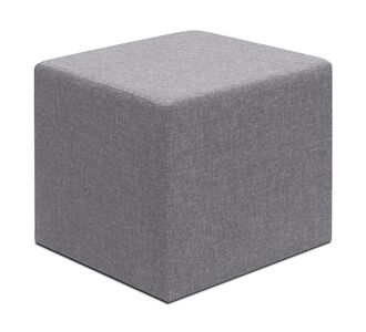 Σκαμπώ Linda Megapap υφασμάτινο χρώμα γκρι 40x40x40εκ. |  Σκαμπώ στο espiti